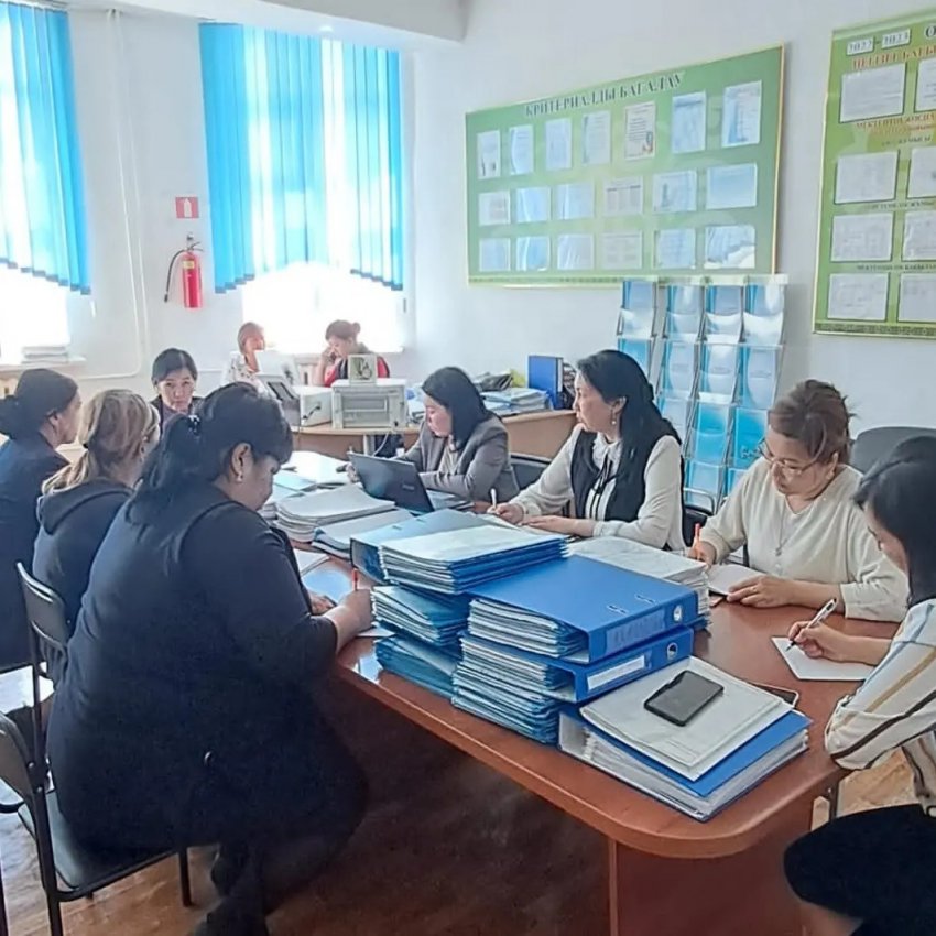 Оқу мақсаттарының сабақ мазмұнына сәйкестігін бағалау тақырыбында кәсіби сұхбат жүргізілді